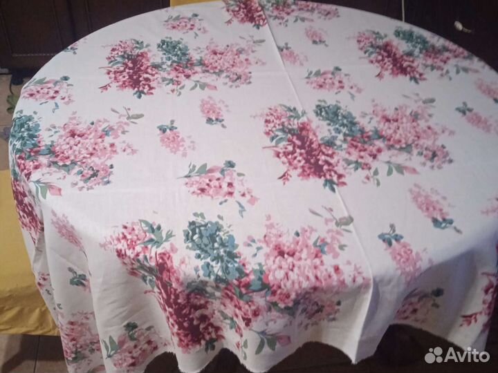 Скатерть льняная новая