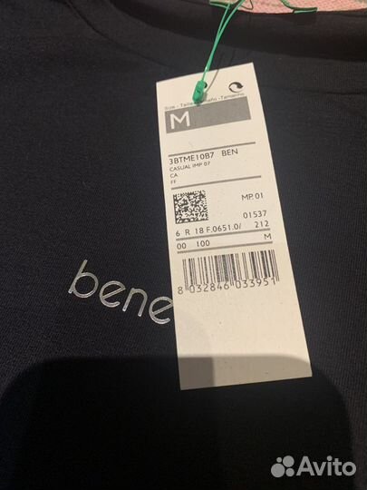 Лонгслив Benetton новый М