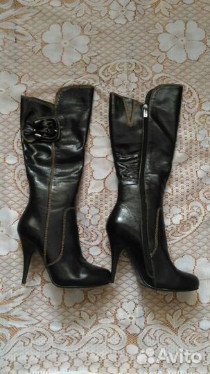 Новые весенние сапоги из нат. кожи-на 36рр-23.3см