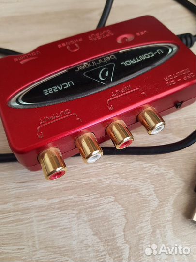 Behringer UCA 222 U-Control аудиоинтерфейс