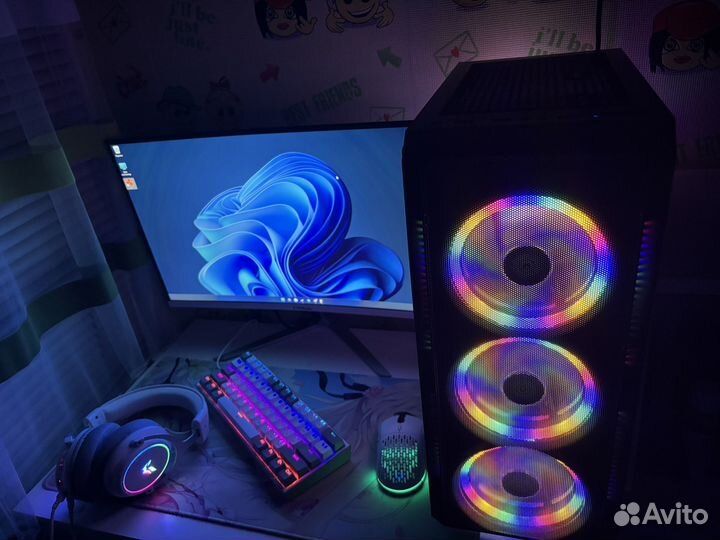 Игровой комп Ryzen 5 3600/32Gb/ M2+HDD+GTX 1070ti