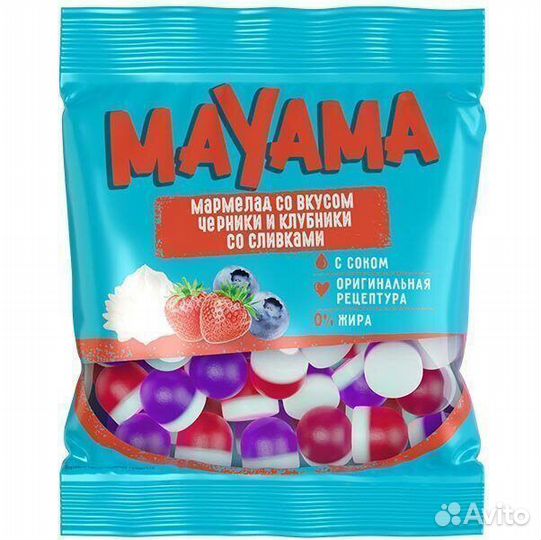 Опт - Мармелад Mayama со вкусами Клубники и Черник