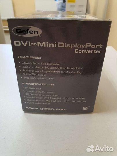 Gefen DVI в Mini DisplayPort