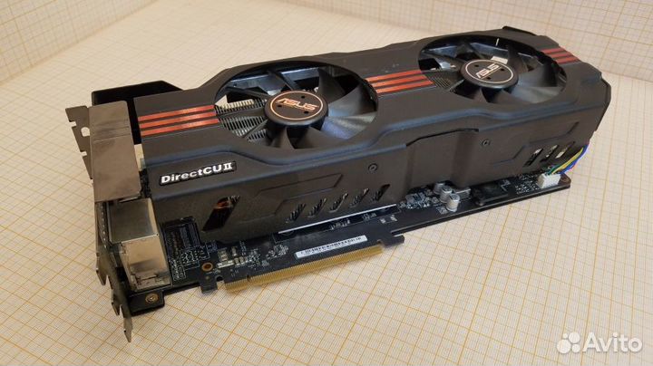 Видеокарта б/у asus GTX680-DC2-2GD5