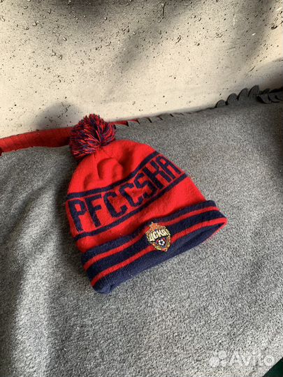 Мужская шапка цска мерч