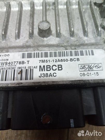 Блок управления двигателем Ford Focus II 1.8