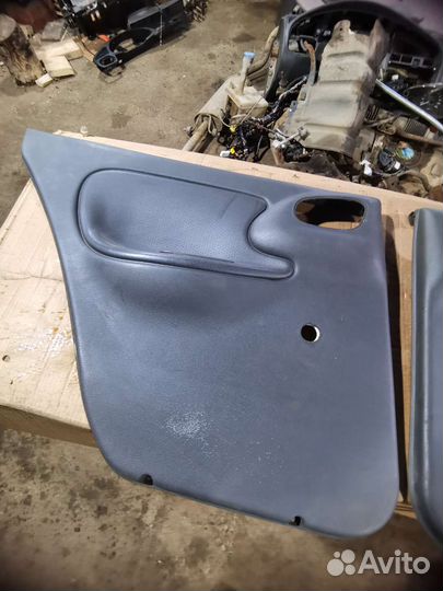 Дверные карты задние chevrolet lanos