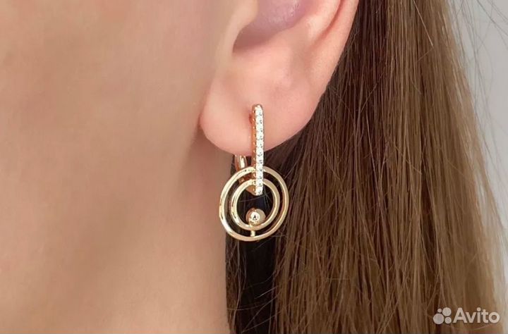 Серьги лёгкие, эстетичный дизайн