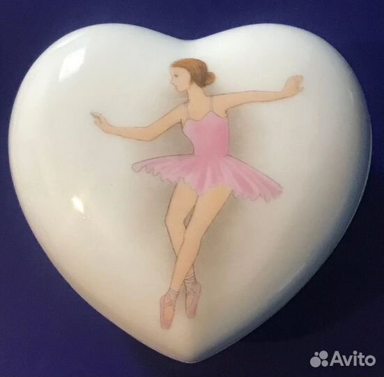 Фарфоровая шкатулка Балерина Еврора