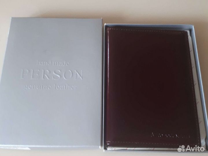 Автобумажник натуральная кожа Person