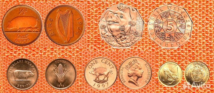 Фауна мира на монетах