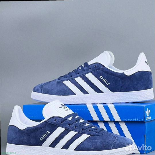 Кроссовки Adidas Gazelle Blue (Арт.75362)