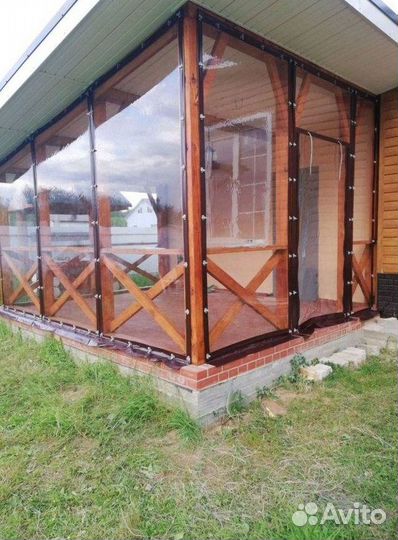 Мягкие окна для беседок террас