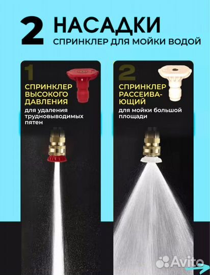 Аккумуляторная мойка высокого давления 48V 2 АКБ