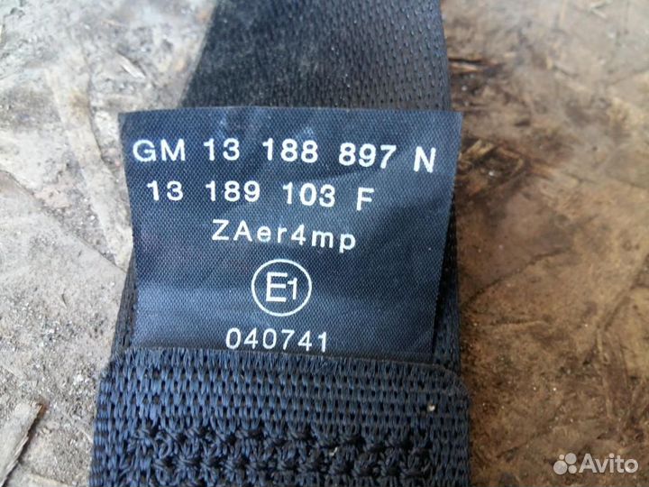 Ремень безопасности передний левый Opel Astra H T