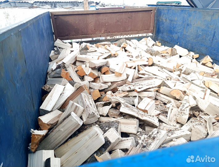 Дрова с доставкой навалом от 4м3