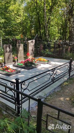 Благоустройство на кладбище