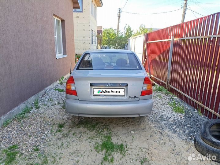 Hyundai Accent 1.5 AT, 2005, 171 000 км