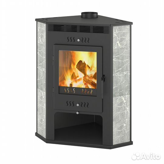 Печь-Камин aston 11кВт (180 м3) угловой 150мм