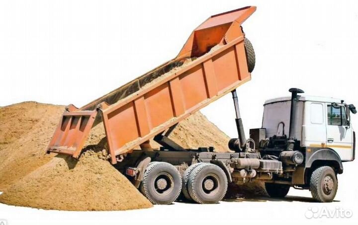 Песок карьерный доставка