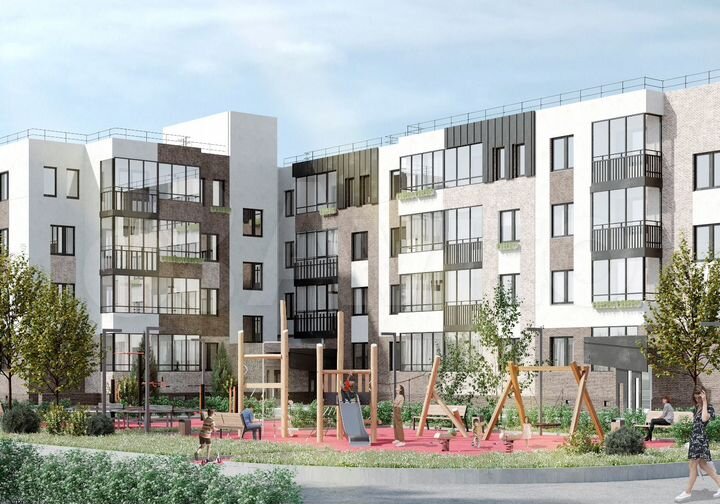 2-к. квартира, 68,6 м², 2/4 эт.