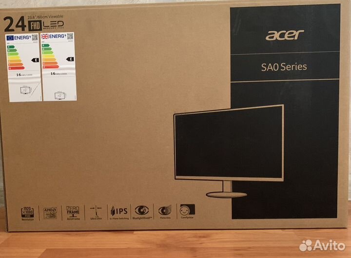 Монитор Acer 24 дюйма sa240y