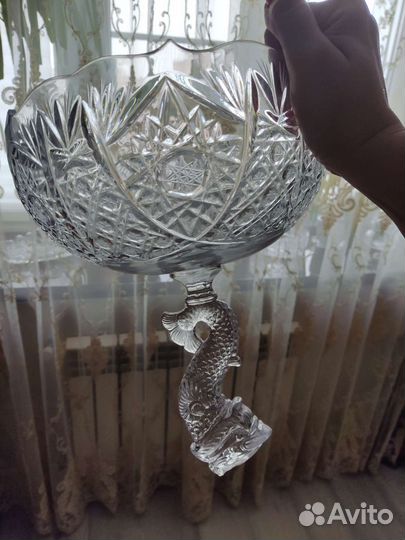 Хрустальная ваза 