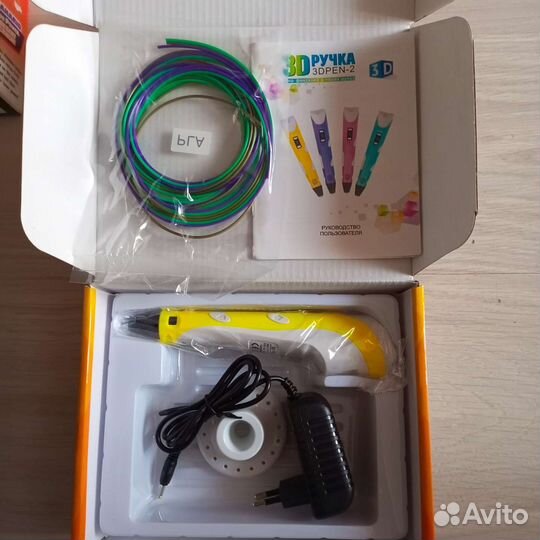 3д ручки с трафаретами и без, стержни, пластик