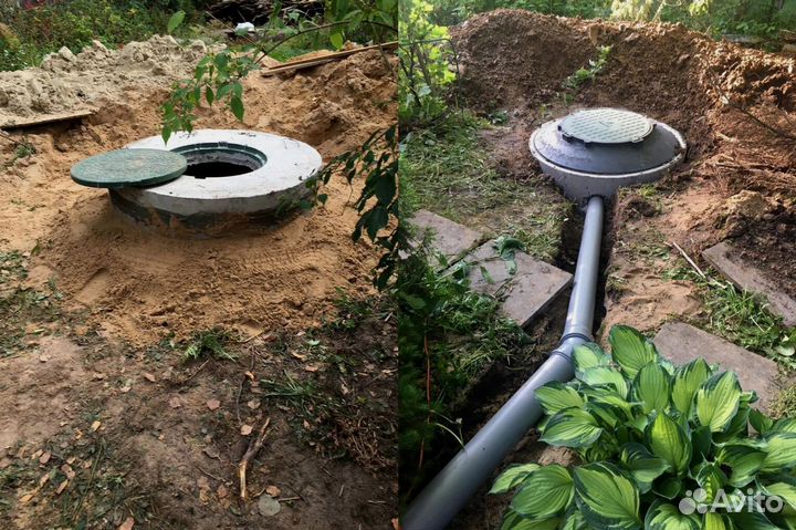 Септик из жби колец: монтаж под ключ