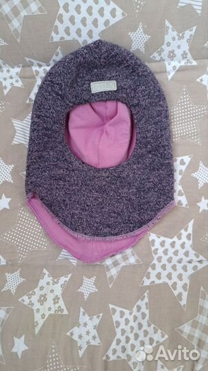 Шапка шлем для девочки 48