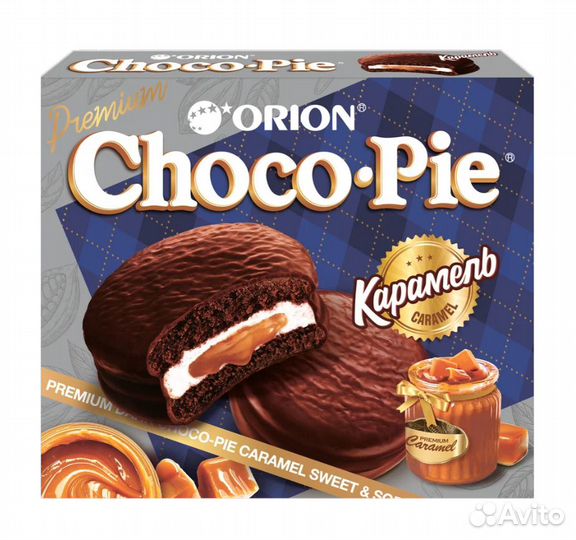Пирожное Choco Pie Карамель 336г Orion