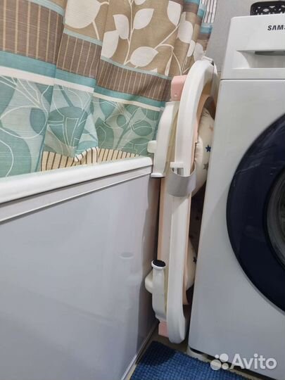 Ванночка для купания складная Lala kids + матрасик