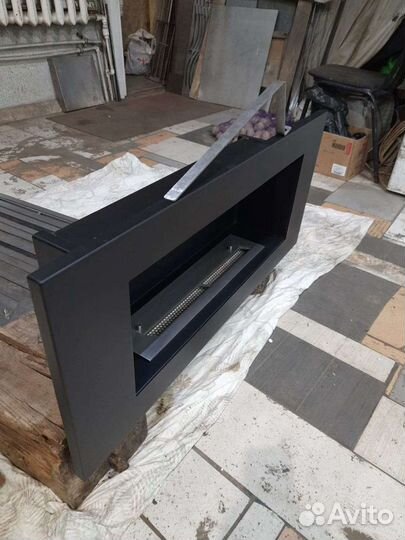 Биокамин встраиваемый с широкими рамками