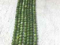Нефрит зеленый 8 мм бусины нефрита натуральные