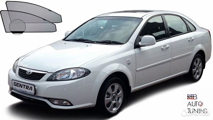 Каркасные шторки на Daewoo Gentra