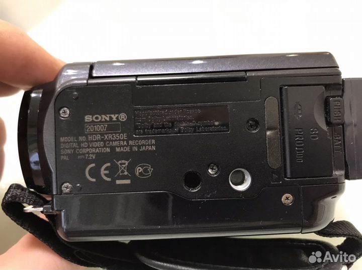 Видеокамера Sony hdr350e