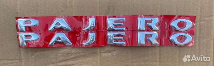 3D наклейки Pajero, логотип, эмблема, наклейка