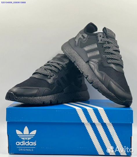 Кроссовки Adidas Nite Jogger Black (Арт.32064)