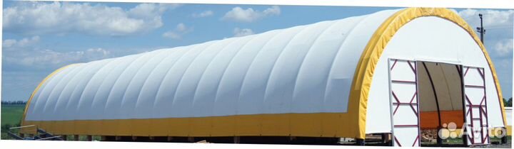 Ремонт тентовых ангаров