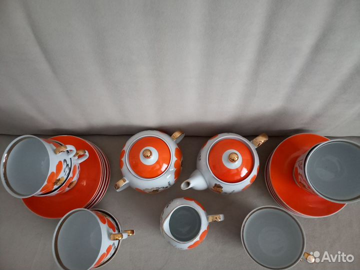 Предметы сервизов Песочное,Дулево,Барановка,лфз