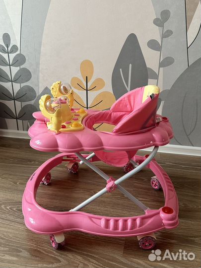 Ходунки детские babyton розовые