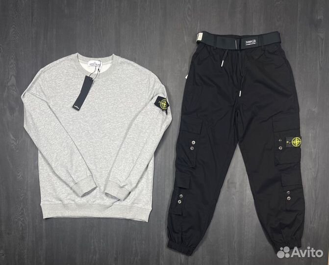 Костюм свитшот и джогеры Stone Island