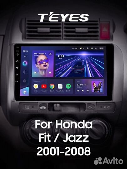 Магнитола на Honda Fit / Jazz 2001-2008