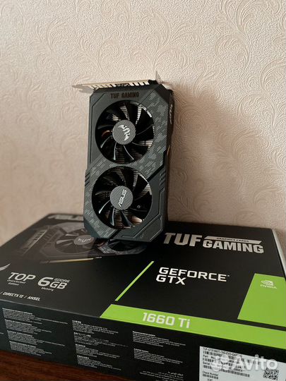 GTX 1660 Ti asus TUF