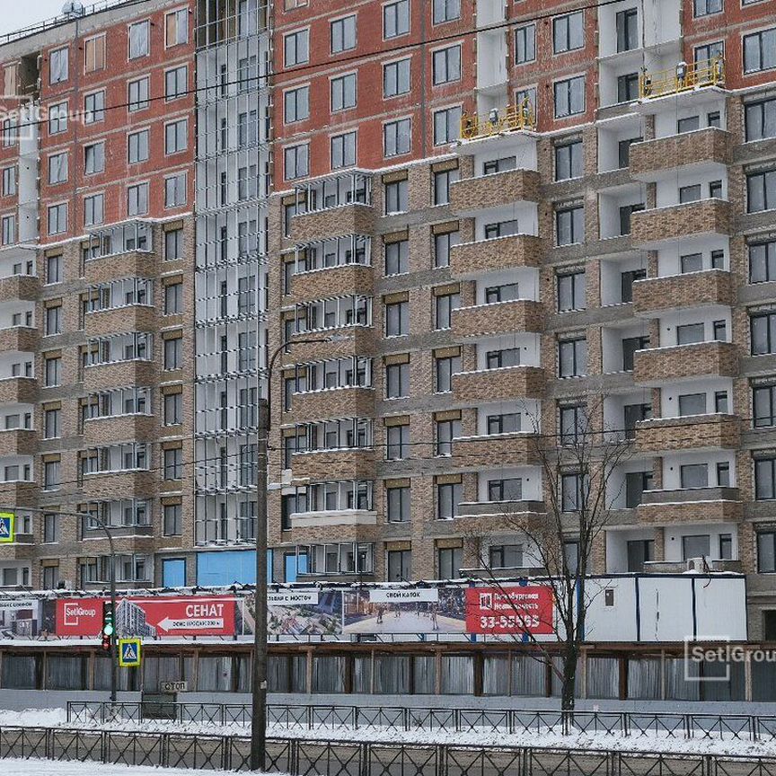 2-к. квартира, 52,7 м², 2/12 эт.