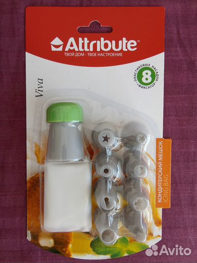 Кондитерский мешок с насадками новый