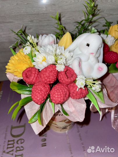 Букет на 8 марта ручная работа