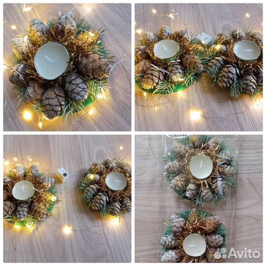 Подсвечник новогодний