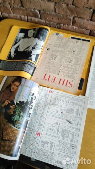 Лот советские журналы с выкройками, книги