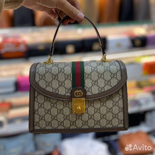 Сумка женская натуральная gucci кожа